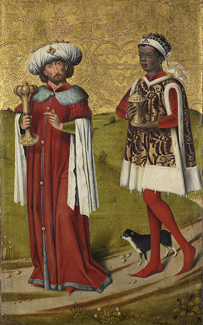 Anbetung der Könige, rechte Hälfte, 1460, Friedrich Herlin