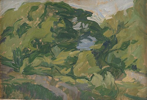 Landscape, Christiansø, 1911, Edvard Weie