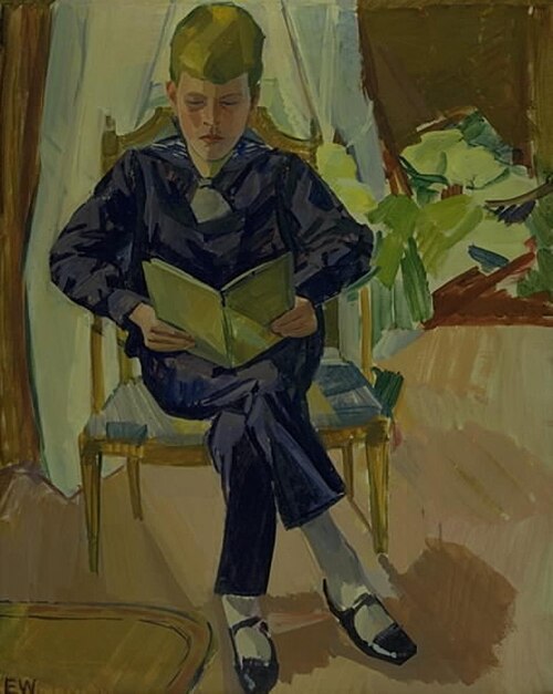 Portrait of Bent von Müllen as a Boy, 1918, Edvard Weie