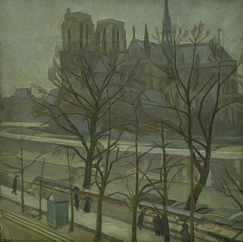 From Quai de la Tournelle, Paris, 1912, Edvard Weie