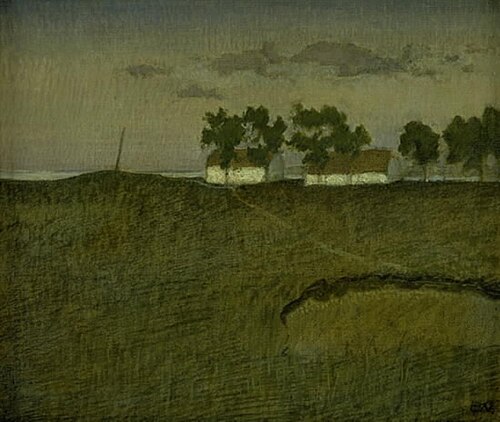 Paysage, 1918, Edvard Weie
