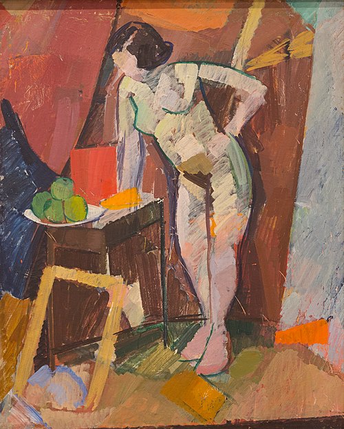 Standing Female Nude, 1923, Edvard Weie