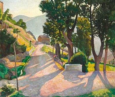 Outside the Gates of Cività d'Antino, 1907, Edvard Weie