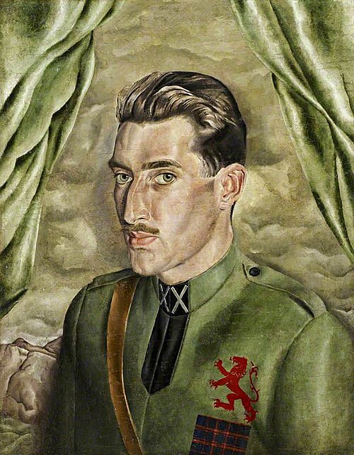 Portrait of a young Scotsman: Fionn MacColla, 1906 - 1975., 1932, Edward Baird