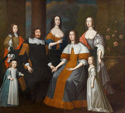 Speaker William Lenthall (1591–1662), and His Family, 1644, Edward Bower