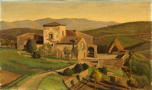 A Tuscan Farm, 1928, Edward Bruce