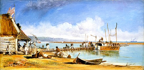 The Levee, 1866, Edward Clarke Cabot