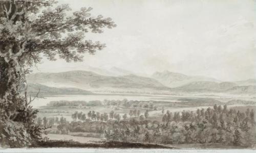 Edward Dayes - Windermere across Langdale Pikes, , Edward Dayes