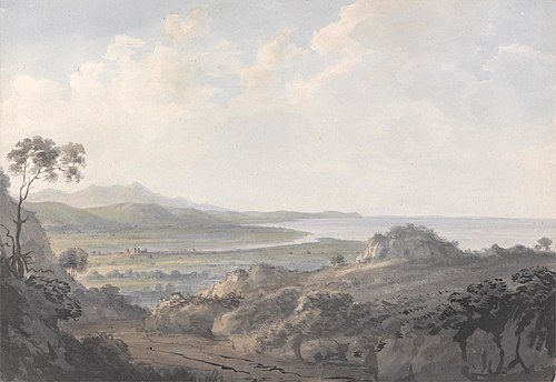 Coast Scene with Mouth of a River, , Edward Dayes