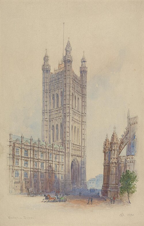 Victoria Tower, 1880, Edward Duncan