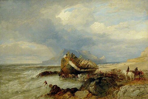 The Wreck, 1849, Edward Duncan