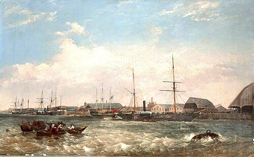 Prince Albert visits Three Iron Steam Ships, , Edward Duncan