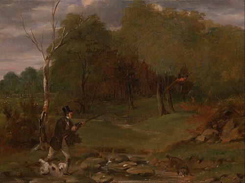 Pheasant Shooting, 1830, Edward Duncan