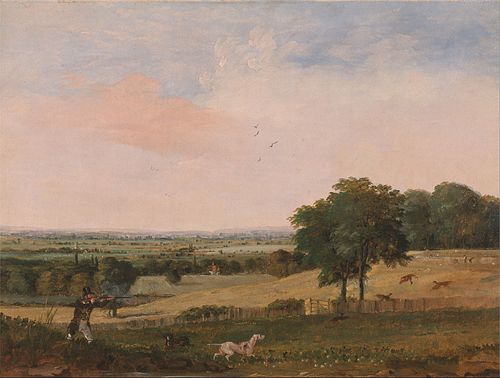 Partridge Shooting, 1830, Edward Duncan