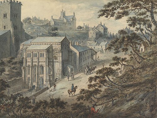 St. Winifred's Well, Holywell, Flintshire, Wales with the Artist in the Foreground..., , Edward Edwards