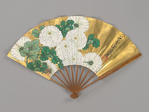 Chrysanthemum, 1743, Ogata Kenzan