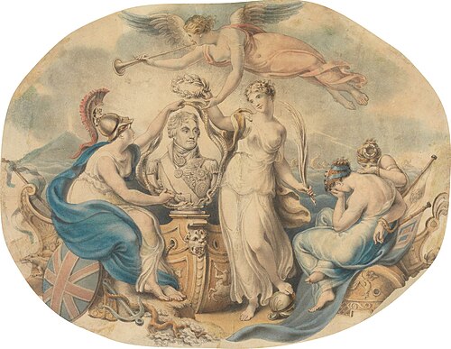 Homage to Nelson, , Edward Francis Burney