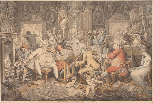 Amateurs of Tye-Wig Music, 1807, Edward Francis Burney