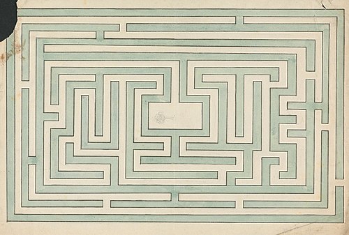 Labyrinth at Walworth, Surrey, , Edward Francis Burney