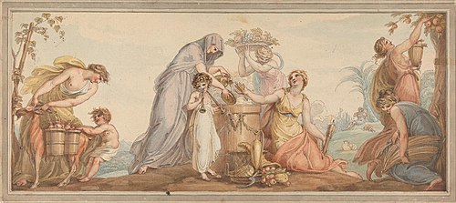 Allegory for Fall, , Edward Francis Burney