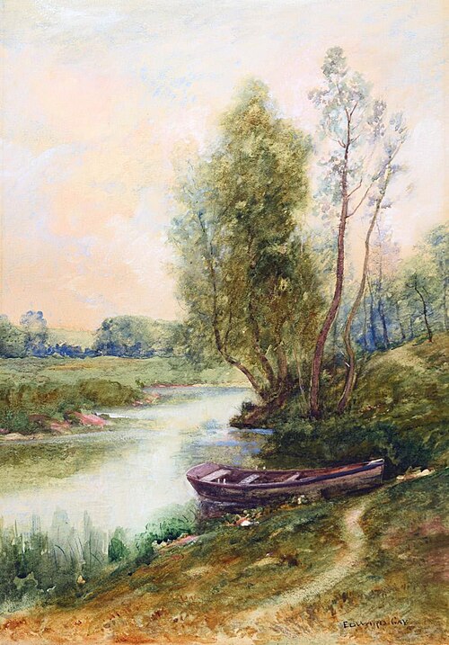 River Landscape, , Edward B. Gay
