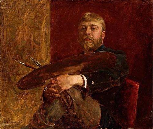 Self Portrait, 1883, Edward John Gregory