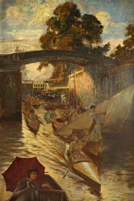 Study for 'Boulter's Lock, Sunday Afternoon', 1897, Edward John Gregory