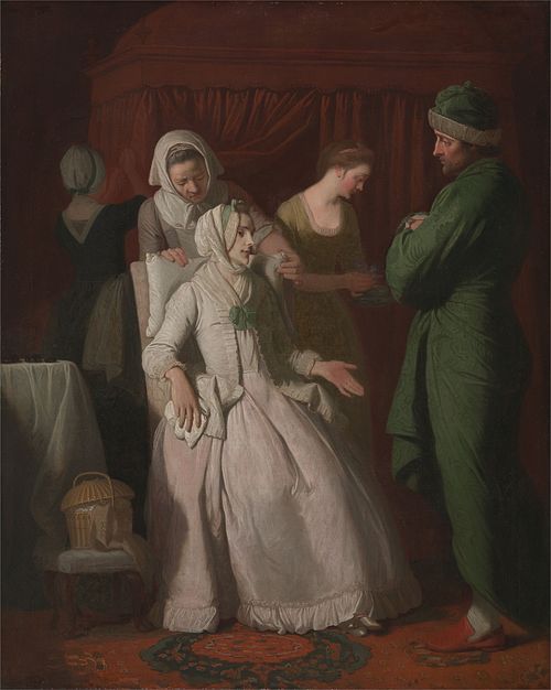 The Virtuous Comforted by Sympathy, 1774, Edward Penny