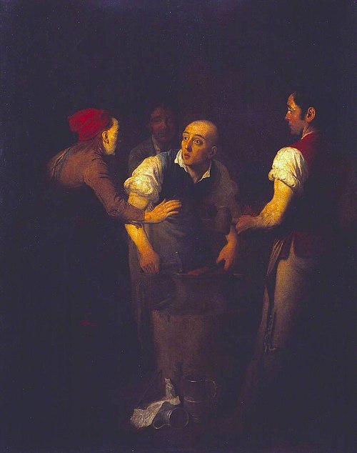 The Gossiping Blacksmith, 1769, Edward Penny