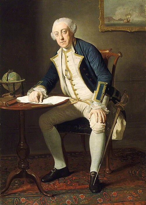 Captain Philip Affleck, after 1725-1799, 1770, Edward Penny