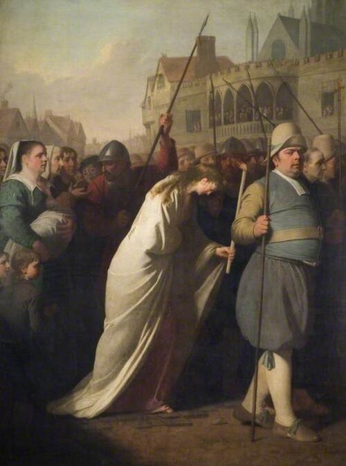 Jane Shore Led In Penance To Saint Paul's, 1775, Edward Penny