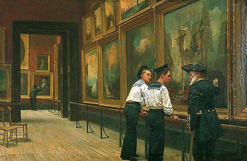 'Twas A Famous Victory', 1883, Edward Richard Taylor