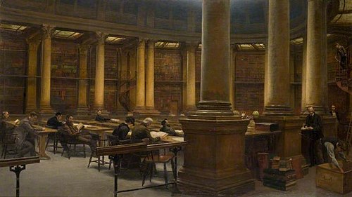 Birmingham Reference Library  - The Reading Room, 1881, Edward Richard Taylor