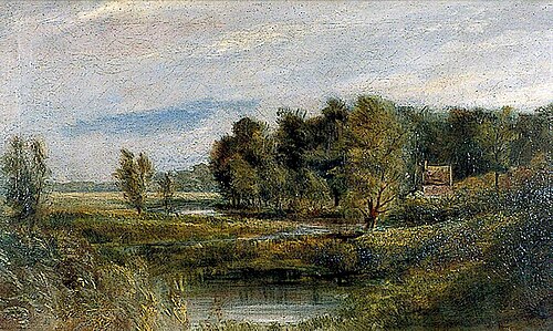 Back River, Norwich (View at Hellesdon), , Edward Thomas Daniell