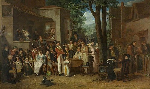 The Recruiting Party, 1822, Edward Villiers Rippingille