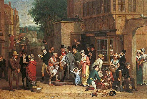 The Post Office, 1829, Edward Villiers Rippingille