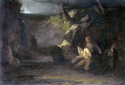 The Progress of Intemperance: The Robber, 1835, Edward Villiers Rippingille
