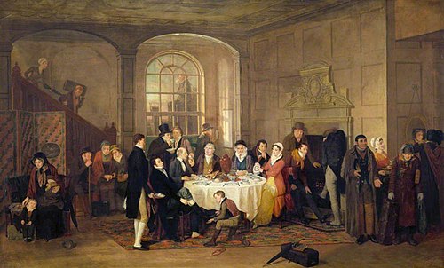 The Stage-Coach Breakfast, 1824, Edward Villiers Rippingille