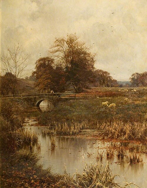 Autumn (Russet Leaves), 1899, Edward Wilkins Waite