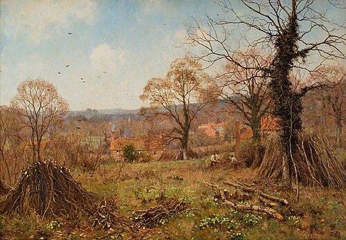 Spring (The Haunt o' Spring's the Primrose Brae), 1900, Edward Wilkins Waite