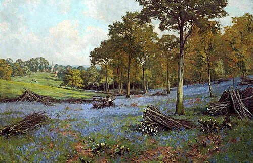 May in the Woods (Mitcham, Surrey), , Edward Wilkins Waite