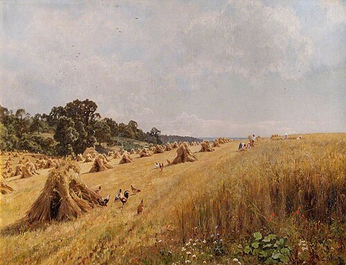 Harvest in the Home Field, , Edward Wilkins Waite
