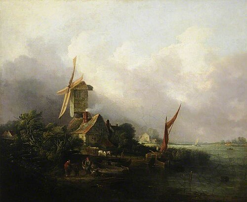 A Squally Day on the Yare, Norfolk, , Edward Williams