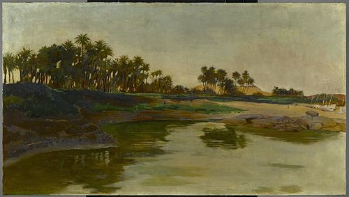 Island of Elephantine, 1886, Edwin Blashfield