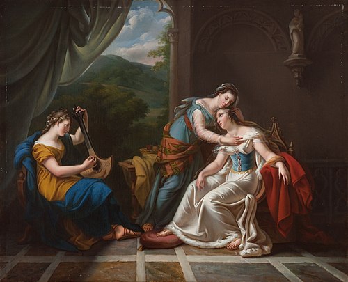 Malvina. Chant de douleur sur la perte de son cher Oscar (Poésies d'Ossian), 1810, Alexandrine Delaval