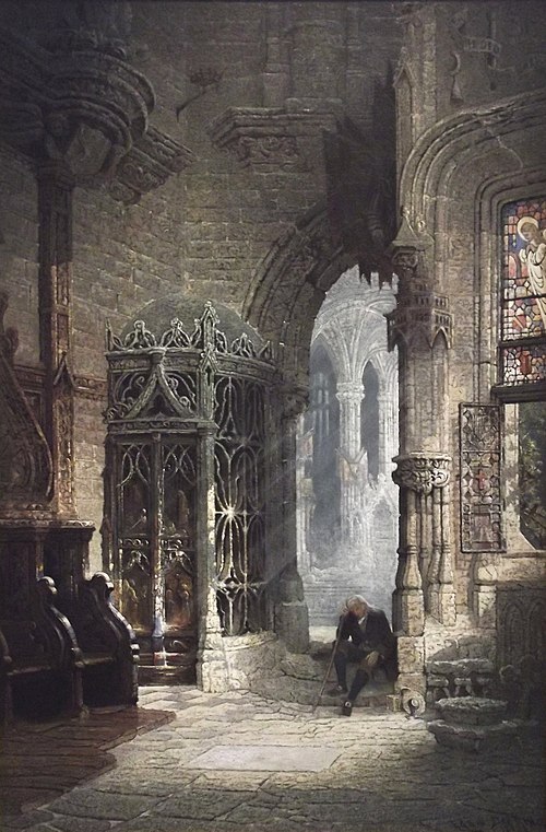 She Will Come Tomorrow., 1888, Edwin Deakin