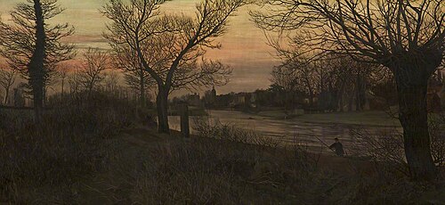 Sunrise before Rain, Sunbury-on-Thames, , Edwin Edwards