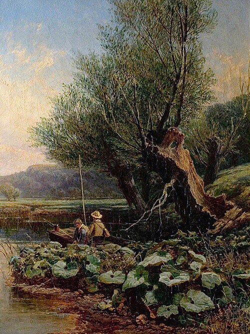 Young Anglers, 1868, Edwin Ellis