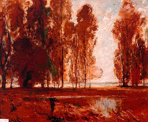 Poplars by the Sea, , Edwin Ellis