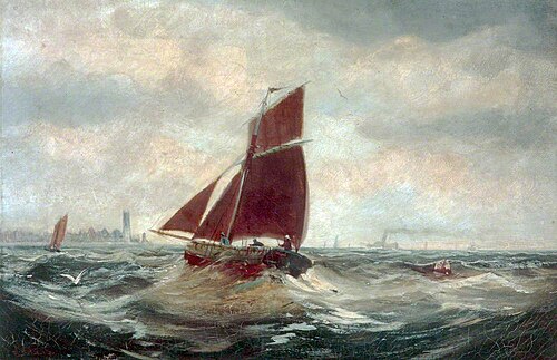 Seascape, , Edwin Ellis